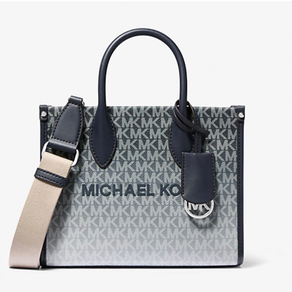 Michael Kors Mirella Small Ombré Signature Logo Crossbody Satchel Tote Shoulde - Picture 14 of 16